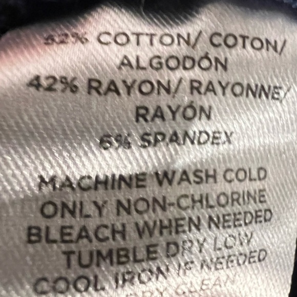 D22.08 Loft Outlet Women's Zip Pocket Modern Skinny Ankle Navy Pants 4 - Picture 6 of 8